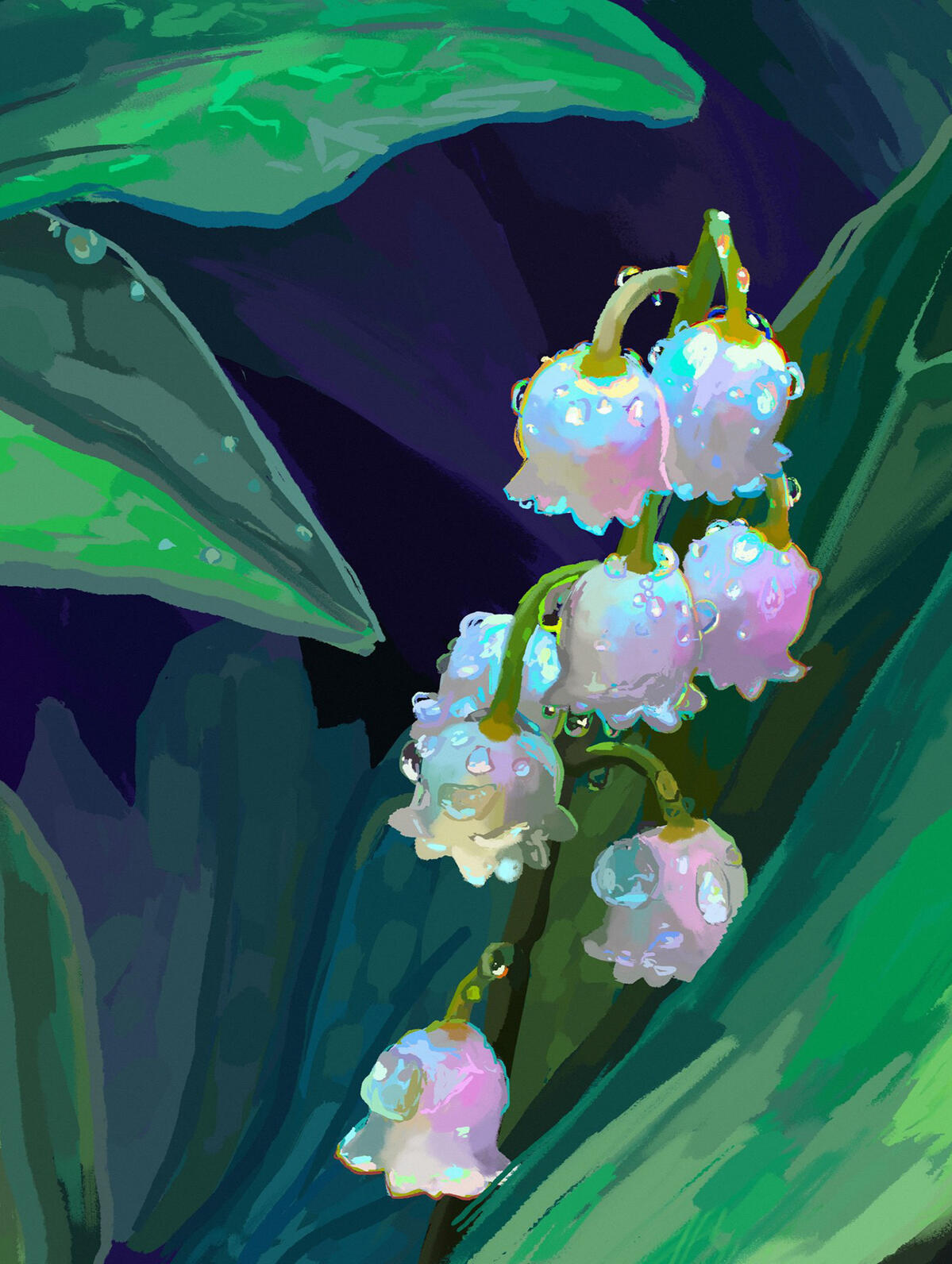 lily of the valley illustration
